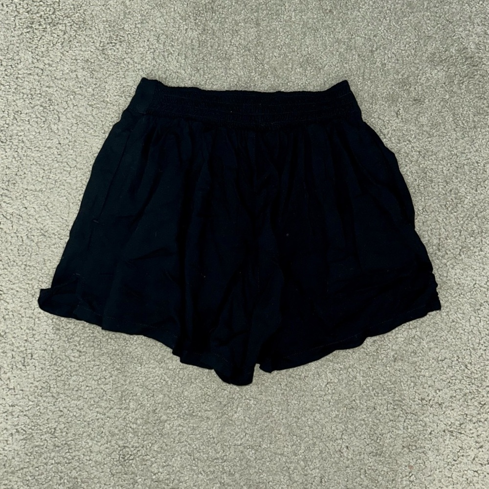 Flowy Black Shorts
